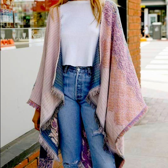 Multi Colored Shawl - Picture 1 of 2